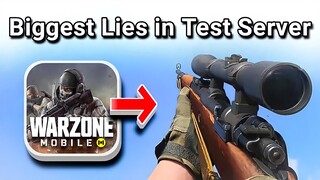 3 Biggest Lies in Warzone Mobile Test Server