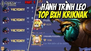 NGÀI BỌ TÓM TẮT HÀNH TRÌNH LEO TOP BXH KRIKNAK PHẦN 1