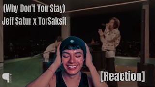 แค่เธอ (Why Don't You Stay) Jeff Satur x TorSaksit (Piano & Live) | Mexa🇲🇽 [Reaction] #pianoandi