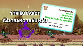 Ngọc Rồng Online - 1 Triệu Carot Thử Vận May Với Cải Trang Trâu Nâu !