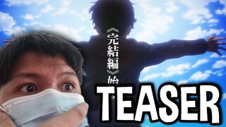 Attack on Titan The Final Season Part 3 TEASER Reaction!