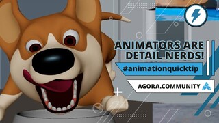 ⚡ Animation Quicktip | Animators = Detail Nerds!