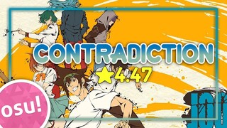 [osu!] ★4.47 The God Of High School OP | Contradiction - Ksuke feat. Tayler Carter [Replay]