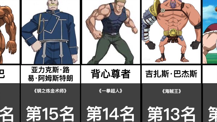 【盘点向】21位二次元肌肉猛男实力排行