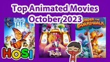 Top Animated Movies Releasing in October 2023