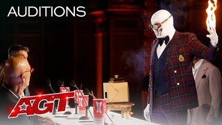 Klek Entos SCARES The Judges With Chilling Magic - America's Got Talent 2021