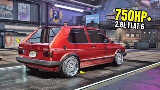 Need for Speed Heat Gameplay - 750HP+ VOLKSWAGEN GOLF GTI Customization | Max Build 400+