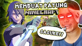 CARA MEMBUAT (BUILD) PATUNG SASUKE - MINECRAFT