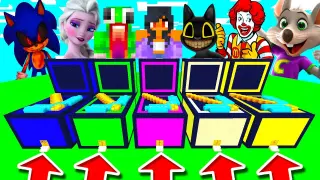 Minecraft PE : DO NOT CHOOSE THE WRONG CHEST! (Sonic.EXE, Elsa, Aphmau, Unspeakable & MORE)