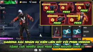 Free Fire| Garena xác nhận liên kết với phim Venom - Tặng cực nhiều quà Free cho người chơi