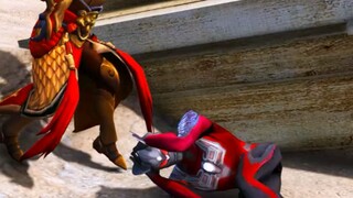 All Ultramen have been blackened, and they were captured by Belial to do the work. Zero is trying to
