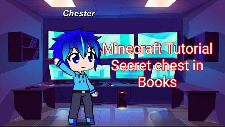 Minep tutorial secret chest in books