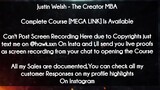 Justin Welsh  course - The Creator MBA download