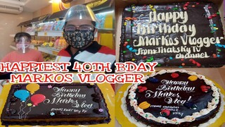 HAPPIEST 4OTH BDAY TO ME THANK YOU SA LAHAT NG GREETINGS ESPECIALLY MY WIFE MADAM JANICE VLOG