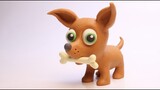 Funny Doggie Stop motion cartoon for children - BabyClay