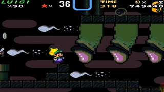 ใหม่ Super Mario World Brutal Darkness ผู้เล่นหลายคน 100% - WORLD 4 STRANGE ISLANDS Part 3