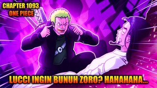 Review Chapter 1093 One Piece - Si Kucing Garong Lucci Mimpimu Ketinggian Ingin Membunuh Zoro!