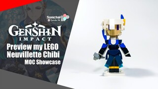 Preview my LEGO Genshin Impact Neuvillette Chibi | Somchai Ud