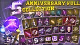 5TH ANNIVERSARY FULL COLLECTION | FREE FIRE 5TH ANIVERSARY ALL FREE REWARD |ANNIVERSARY CELEBRATION