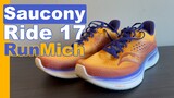 Saucony Ride 17 RunMich Review: Marathon Performance at $140? A Stunning Colorway
