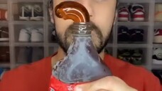 Food ASMR Eating a Ketchup bottle and other snacks!