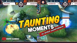 M2 TAUNTING MOMENTS PART 1 | SNIPE GAMING TV