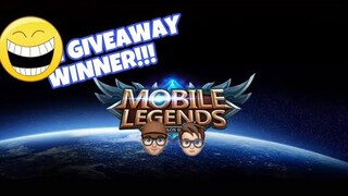 FIRST GIVEAWAY MOBILE LEGEND