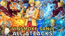 Vinsmoke Sanji | BLACK LEG STYLE,IFRIT JAMBE & DIABLE JAMBE | Attacks and Abilities 【1080p】One Piece