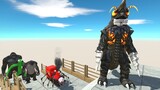 Megalon DEATH FALL - Animal Revolt Battle Simulator
