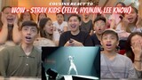 COUSINS REACT TO STRAY KIDS (Lee Know, Hyunjin, Felix) - 'WOW' District 9 Unlock ver.