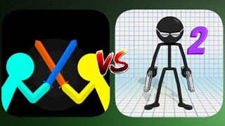 Supreme Duelist Stickman VS Gun Fu: Stickman 2