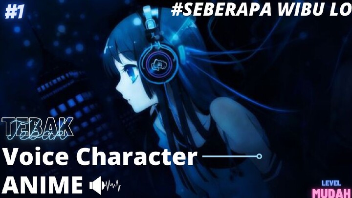 Tebak Voice Tebak Voice Character Anime