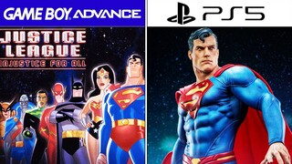 JUSTICE LEAGUE Game Evolution 1995 - 2022