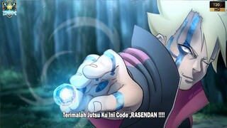 BORUSHIKI Mengalahkan CODE Dengan Jutsu Baru RASENDAN !!!