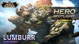 Lumburr - Hero Spotlight Garena AOV (Arena Of Valor)