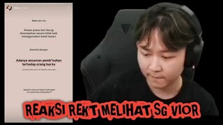 REKT NGAMUK DI LIVE ❓Reaksi Gustian (Rekt) Liat SG Vior