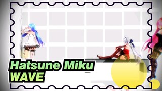 [Hatsune Miku MMD] Hatsune Miku/Megurine Luka/Yowane Haku WAVE