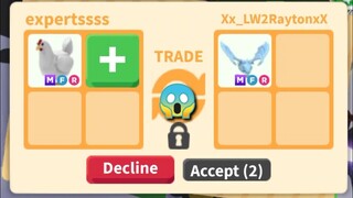 What People Trade For a Mega Neon Chicken | +Giveaway | Roblox Adopt Me!