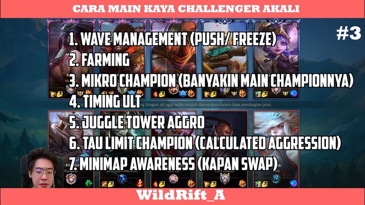 CARA MAIN KAYA CHALLENGER AKALI #3