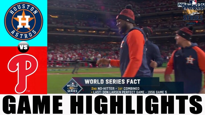 Philadelphia Phillies vs. Houston Astros (11/2/22) WORLD SERIES Game 4| MLB Highlights (Set 9 )