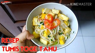 RESEP TUMIS TOGE TAHU