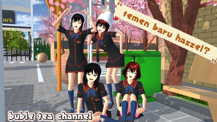 Hazzel & Circle [ part 3] Teman Baru Hazzel? || Drama Sakura School simulator