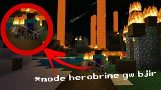 MK: WOLF LU DI BUNUH GOLEM!! *JADI HEROBRINE GW BJIRR* || MINECRAFT MEMES