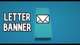 Banner Design Ideas: How to make a LETTER/ENVELOPE banner in Minecraft!