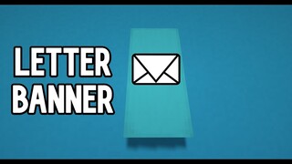 Banner Design Ideas: How to make a LETTER/ENVELOPE banner in Minecraft!