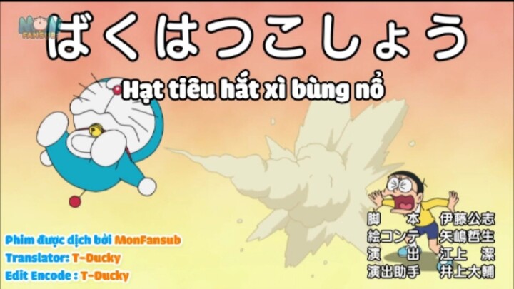 Doraemon Vietsub - Tập 751: Hạt tiêu hắt xì bùng nổ & Đệm huấn luyện thăng bằng