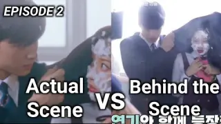 True Beauty Ep 2 Behind the Scene vs Actual Scene