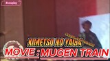 anime KNY movie:mugen train cosplay show terlalu epic!!! #bestofbest