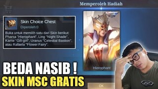 CEK AKUN KALIAN !! DI SERVER INI DI JAMIN DAPET SKIN MSC PHARSA GRATIS PERMANEN !