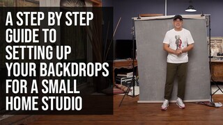 A Quick Guide to Setting Up an Affordable Backdrop System for your Small Home Studio